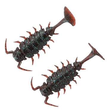 ちびチヌムシ　1．5インチ(グレープグリーンフレーク)